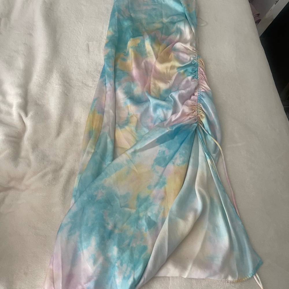 Zara Pastel Tie-Dye Dress